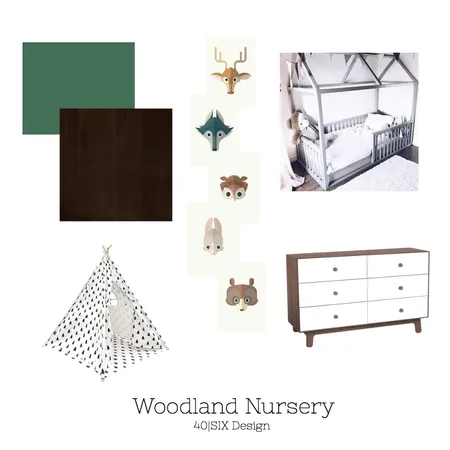 Woodland Nursery Interior Design Mood Board by 40SIX.Design on Style Sourcebook