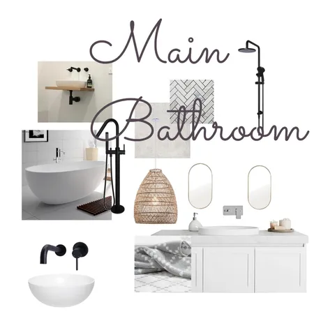 Main Bathroom Interior Design Mood Board by Mthurston on Style Sourcebook