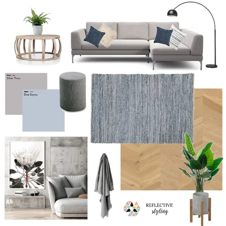 Living Room Interior Design Mood Board by Reflective Styling on Style Sourcebook