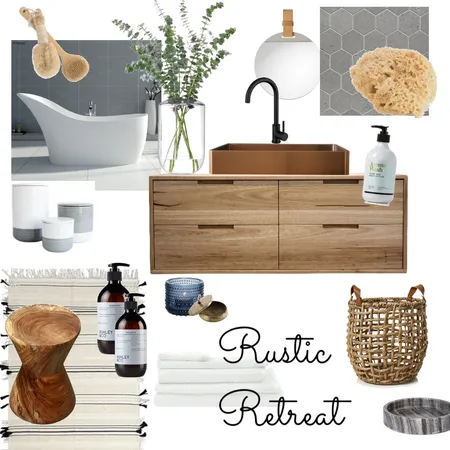 rustic retreat Interior Design Mood Board by leighnav on Style Sourcebook