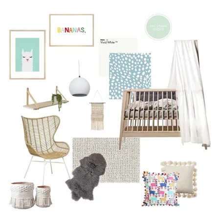 Neutral Nursery | Interior Design Mood Board by Arc Designs on Style Sourcebook