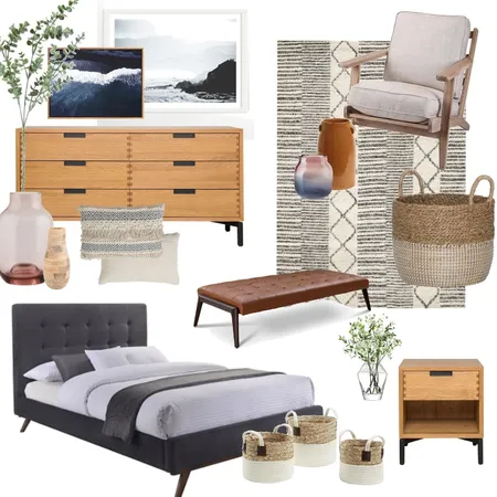 bedroom vibes Interior Design Mood Board by leighnav on Style Sourcebook