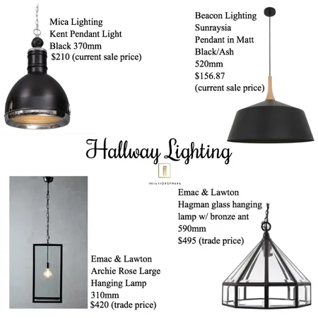 Hallway Lighting Interior Design Mood Board by jvissaritis on Style Sourcebook