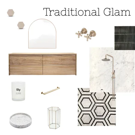 Traditional Glam Interior Design Mood Board by blistwin on Style Sourcebook