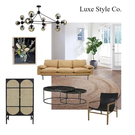 Luxe Boho Living Interior Design Mood Board by Luxe Style Co. on Style Sourcebook