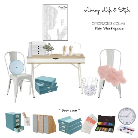 kids workspace Interior Design Mood Board by raynahardwick on Style Sourcebook