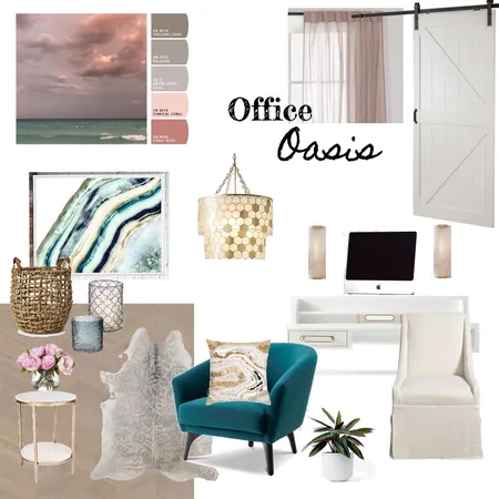 Office Oasis Interior Design Mood Board by WhiskeyCreekDesign on Style Sourcebook
