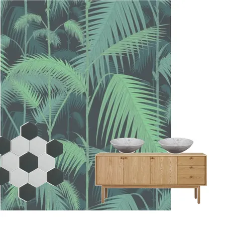 tropical bathroom Interior Design Mood Board by hannamoyer on Style Sourcebook