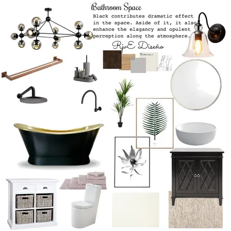 Assignment Bathroom Interior Design Mood Board by tonigreen on Style Sourcebook