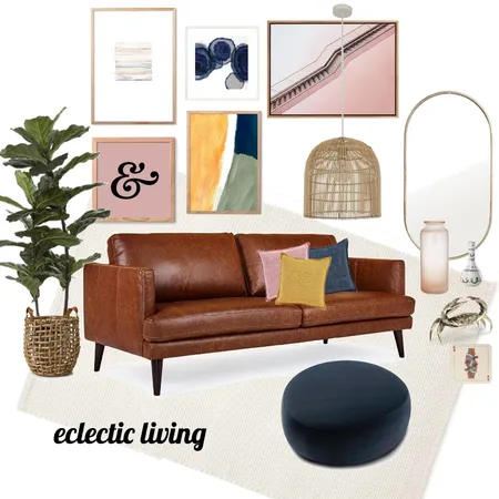Eclectic Living Interior Design Mood Board by rachdrake on Style Sourcebook