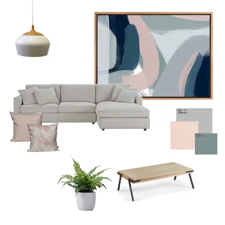 Sage Living Room Interior Design Mood Board by georgiawinrow on Style Sourcebook