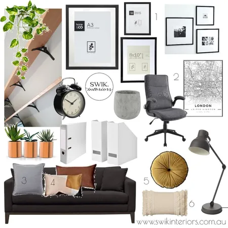 BROEKX Home Office Sampleboard Interior Design Mood Board by Libby Edwards on Style Sourcebook