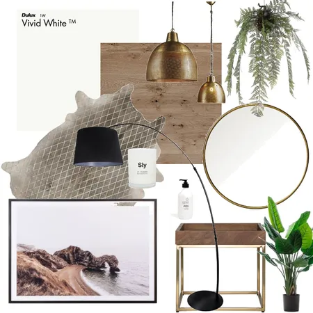 Warm but Industrial Entry Way Interior Design Mood Board by elizablain on Style Sourcebook