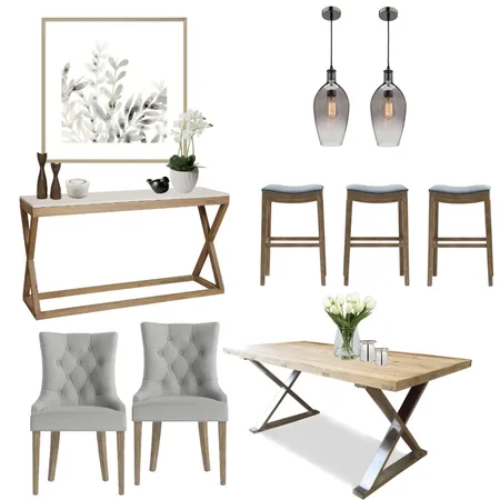 Glenn Dining Room Interior Design Mood Board by TLC Interiors on Style Sourcebook