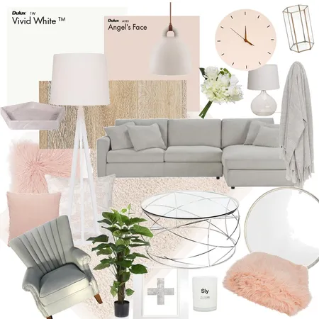 I'm Blushing Interior Design Mood Board by elizablain on Style Sourcebook