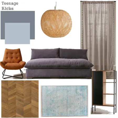 Teenage Kicks Interior Design Mood Board by RoisinMcloughlin on Style Sourcebook