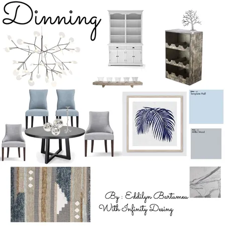 Assignment # 9 - Presenting Ideas  -  Dinning Room / Design Board Interior Design Mood Board by Infinity Design on Style Sourcebook