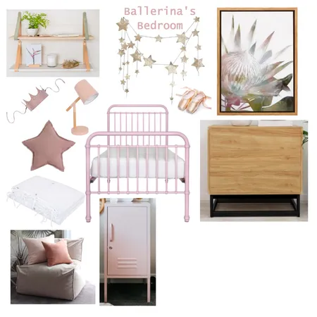 Ballerina Bedroom Interior Design Mood Board by Laura Goodwin Creative on Style Sourcebook