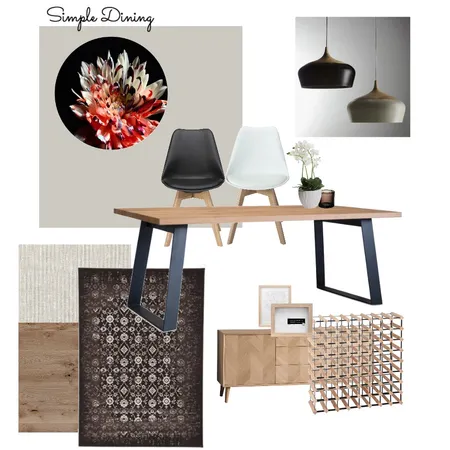 Modern Dining Interior Design Mood Board by nlburnett on Style Sourcebook