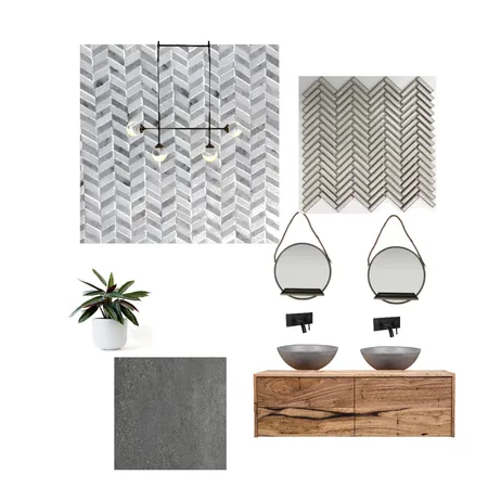 Loft Vanity Unit Area Interior Design Mood Board by gaynorray on Style Sourcebook