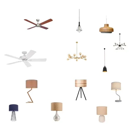 Lighting - Mid-Century Modern Interior Design Mood Board by anikaaaa.k on Style Sourcebook