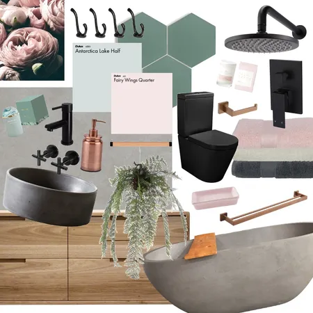 Bathroom Renovation Interior Design Mood Board by BoneandWillow on Style Sourcebook