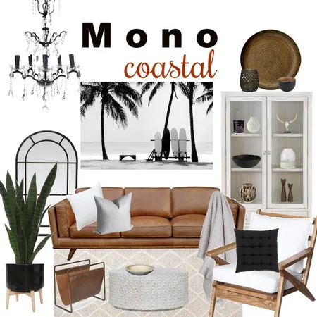 Monochrome coastal Interior Design Mood Board by Sel Noir Designs  on Style Sourcebook