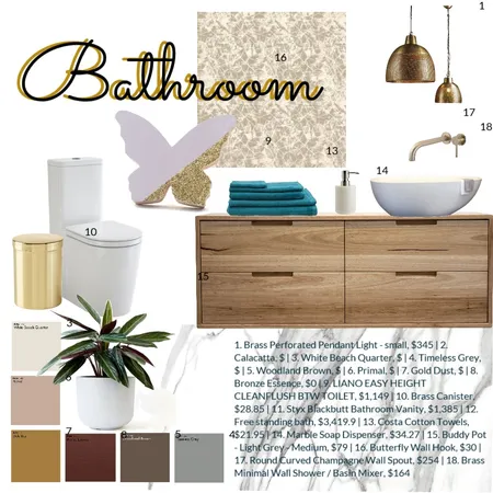 Bathroom Interior Design Mood Board by sheindy1 on Style Sourcebook