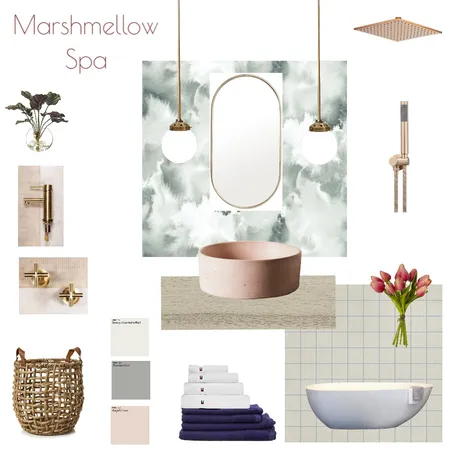 Marshmellow Spa Interior Design Mood Board by JoannaLee on Style Sourcebook