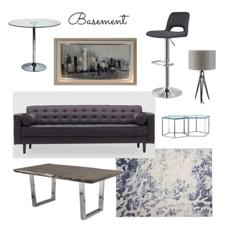 Dress This Space Basement Interior Design Mood Board by laurensweeneydesigns on Style Sourcebook