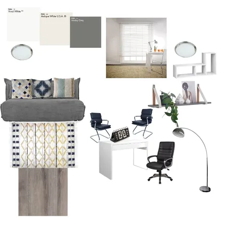 study room/ office Interior Design Mood Board by merylmaulion on Style Sourcebook