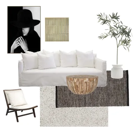 minimal monochrome Interior Design Mood Board by kendrafryer on Style Sourcebook