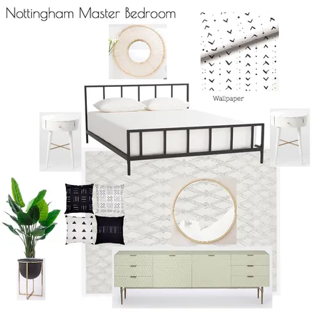 NOTTINGHAM - Master Bedroom Interior Design Mood Board by kardiniainteriordesign on Style Sourcebook