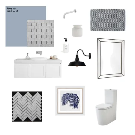 Powder Room Interior Design Mood Board by Kir on Style Sourcebook