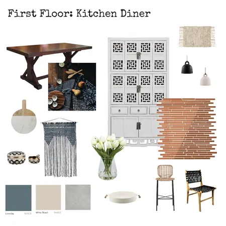 Industrial Kitchen Diner with a Scandinavian twist Interior Design Mood Board by Nic on Style Sourcebook