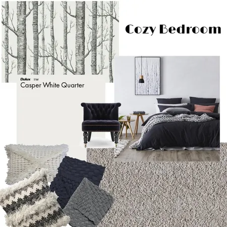 Cozy Bedroom Interior Design Mood Board by KozmicDesigns on Style Sourcebook