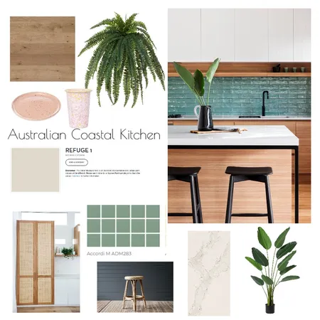 Australian Coastal Dream Brief Kitchen Interior Design Mood Board by Kate Orchard on Style Sourcebook