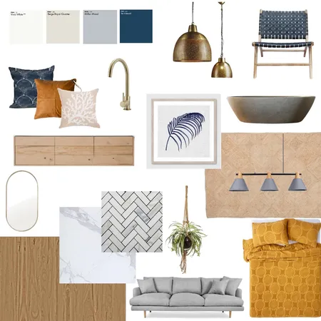 Contemporary Coastal Interior Design Mood Board by Dilini on Style Sourcebook