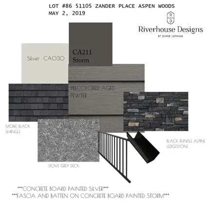 LOT 86 ZANDER Interior Design Mood Board by Riverhouse Designs on Style Sourcebook