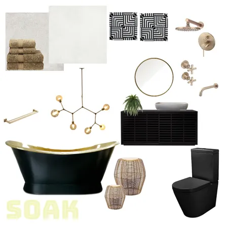 Gatsby Bathroom Interior Design Mood Board by HelenGriffith on Style Sourcebook
