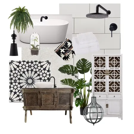 Bathroom - global Interior Design Mood Board by Natasha797 on Style Sourcebook