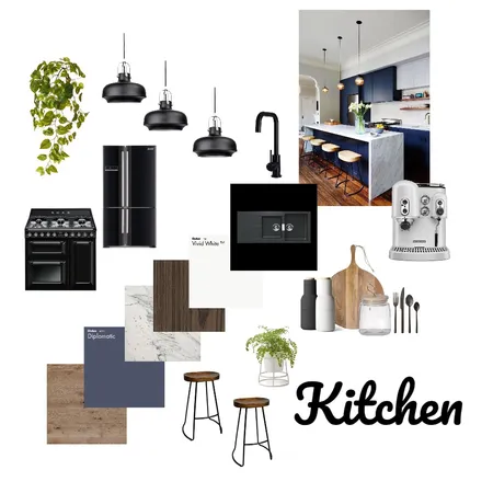 Kitchen Interior Design Mood Board by NadiaGordon