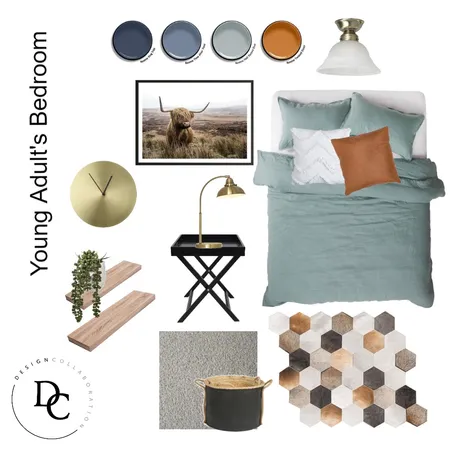 Young Adults Room Interior Design Mood Board by KerriJean on Style Sourcebook