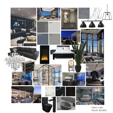 Penthouse Interior Design Mood Board by ElishaCelis on Style Sourcebook