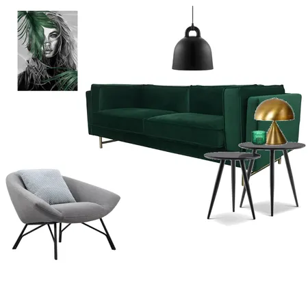 Luxe emerald Interior Design Mood Board by Thediydecorator on Style Sourcebook