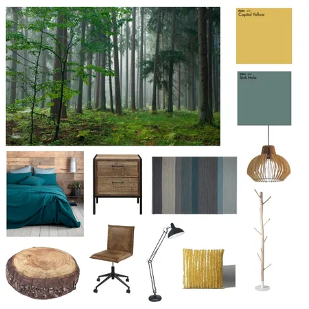 Patrick's Bedroom Interior Design Mood Board by gemmalovett on Style Sourcebook