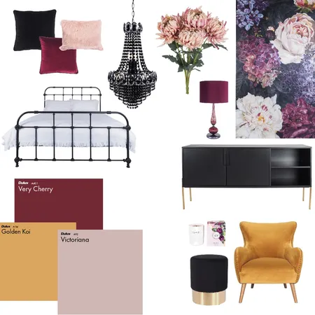 GLAM BEDROOM Interior Design Mood Board by oliviamillane on Style Sourcebook