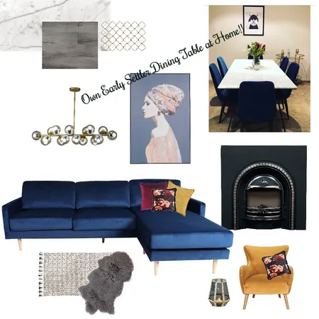 Bold &amp; Glam Interior Design Mood Board by Ainsleigh on Style Sourcebook