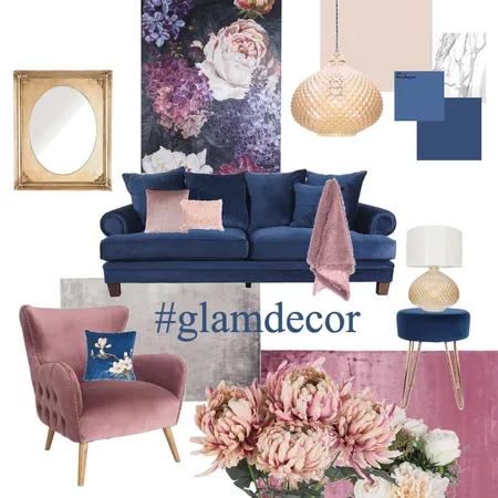 Bold &amp; Glam Interior Design Mood Board by emmaj on Style Sourcebook