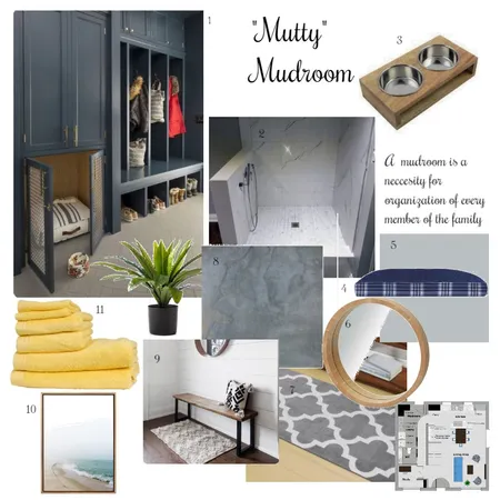 Mudroom IDI Interior Design Mood Board by OTFSDesign on Style Sourcebook